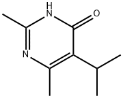 4(1H)-Pyrimidinone,2,6-dimethyl-5-(1-methylethyl)-(9CI) Struktur