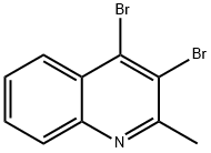 3,4-Dibromo-2-methylquinoline Struktur