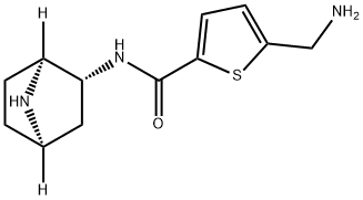 2-Thiophenecarboxamide,5-(aminomethyl)-N-(1S,2R,4R)-7- Struktur