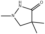 3-Pyrazolidinone,1,4,4-trimethyl-(9CI) Struktur