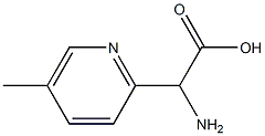 2-Pyridineaceticacid,alpha-amino-5-methyl-(9CI) Struktur