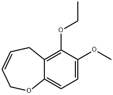 1-Benzoxepin,6-ethoxy-2,5-dihydro-7-methoxy-(9CI) Struktur