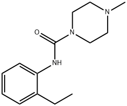 1-Piperazinecarboxamide,N-(2-ethylphenyl)-4-methyl-(9CI) Struktur