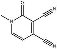 3,4-Pyridinedicarbonitrile,1,2-dihydro-1-methyl-2-oxo-(9CI) Struktur