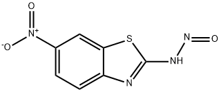 2-Benzothiazolamine,6-nitro-N-nitroso-(9CI) Struktur