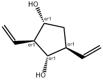 1,3-Cyclopentanediol,2,4-diethenyl-,(1R,2S,3S,4S)-rel-(9CI) Struktur