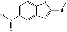 2-Benzothiazolamine,N-methyl-5-nitro-(9CI) Struktur