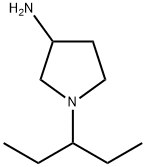 3-Pyrrolidinamine,1-(1-ethylpropyl)-(9CI) Struktur