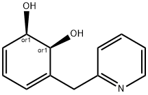 3,5-Cyclohexadiene-1,2-diol, 3-(2-pyridinylmethyl)-, (1R,2S)-rel- (9CI) Struktur