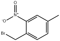 1-(bromomethyl)-4-methyl-2-nitrobenzene Struktur