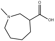 1-Methylazepane-3-carboxylic acid Struktur