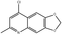 8-chloro-6-methyl[1,3]dioxolo[4,5-g]quinoline(SALTDATA: FREE), 50593-65-2, 結(jié)構(gòu)式