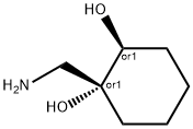 1,2-Cyclohexanediol, 1-(aminomethyl)-, (1R,2S)-rel- (9CI) Struktur