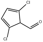 2,4-Cyclopentadiene-1-carboxaldehyde,2,5-dichloro-(9CI) Struktur