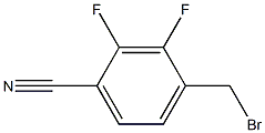 4-(bromomethyl)-2,3-difluorobenzonitrile Struktur