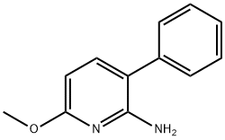 2-Pyridinamine,6-methoxy-3-phenyl-(9CI) Struktur