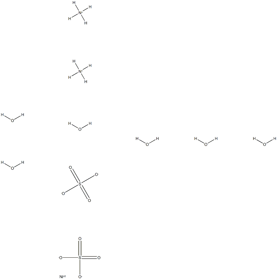 NICKELAMMONIUMSULPHATES Struktur