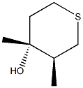 threo-Pentitol, 1,2,4,5-tetradeoxy-1,5-epithio-2-methyl-3-C-methyl- (9CI) Struktur