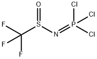 Trichloro-N-[(trifluoromethyl)sulfinyl]phosphine imide Struktur