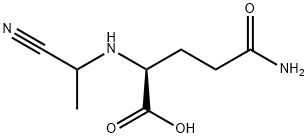 α-(N-γ-DL-Glutamyl)aminopropionitrile Struktur