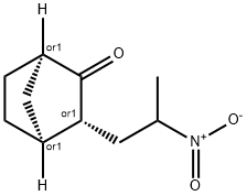 Bicyclo[2.2.1]heptan-2-one, 3-(2-nitropropyl)-, (1R,3R,4S)-rel- (9CI) Struktur