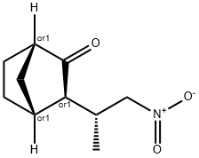 Bicyclo[2.2.1]heptan-2-one, 3-[(1R)-1-methyl-2-nitroethyl]-, (1S,3R,4R)-rel- (9CI) Struktur