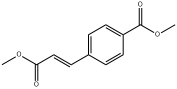 methyl (E)-4-(3-methoxy-3-oxoprop-1-en-1-yl)benzoate Struktur