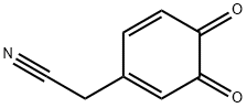 1,5-Cyclohexadiene-1-acetonitrile,3,4-dioxo-(9CI) Struktur