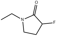 2-Pyrrolidinone,1-ethyl-3-fluoro-(9CI) Struktur