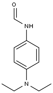 N-(4-DIETHYLAMINOPHENYL)FORMAMIDE  97 Struktur