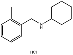 N-(2-methylbenzyl)cyclohexanamine hydrochloride Struktur