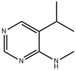 4-Pyrimidinamine,N-methyl-5-(1-methylethyl)-(9CI) Struktur