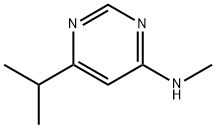 4-Pyrimidinamine,N-methyl-6-(1-methylethyl)-(9CI) Struktur