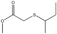 methyl 2-(butan-2-ylsulfanyl)acetate Struktur