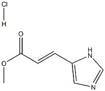 methyl 3-[1H-imidazol-4-yl]propenoate hydrochloride salt Struktur