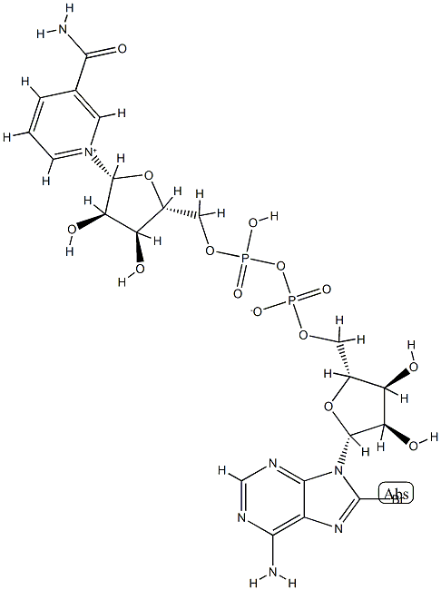 nicotinamide-8-bromoadenine dinucleotide Struktur