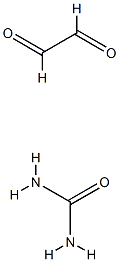 Urea, polymer with ethanedial Struktur