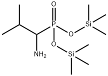 Bis(trimethylsilyl)=(1-amino-2-methylpropyl) phosphonate Struktur