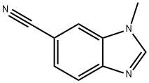 1H-Benzimidazole-6-carbonitrile,1-methyl-(9CI) Struktur