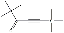 4,4-dimethyl-1-(trimethylsilyl)pent-1-yn-3-one Struktur