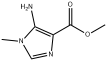 METHYL 5-AMINO-1-METHYL-1H-IMIDAZOLE-4-CARBOXYLATE Struktur