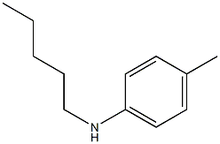 4-methyl-N-pentylaniline Struktur