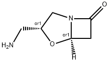 4-Oxa-1-azabicyclo[3.2.0]heptan-7-one,3-(aminomethyl)-,(3R,5R)-rel-(9CI) Struktur