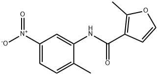 3-Furancarboxamide,2-methyl-N-(2-methyl-5-nitrophenyl)-(9CI) Struktur