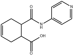 3-Cyclohexene-1-carboxylicacid,6-[(4-pyridinylamino)carbonyl]-(9CI) Struktur