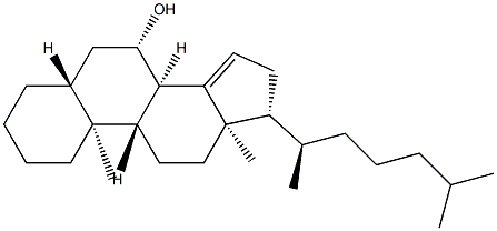 5α-Cholest-14-en-7β-ol Struktur