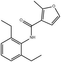 3-Furancarboxamide,N-(2,6-diethylphenyl)-2-methyl-(9CI) Struktur