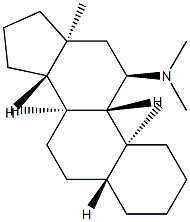 N,N-Dimethyl-5α-androstan-11α-amine Struktur