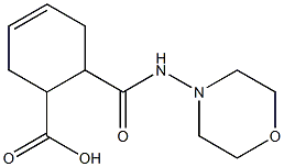 3-Cyclohexene-1-carboxylicacid,6-[(4-morpholinylamino)carbonyl]-(9CI) Struktur