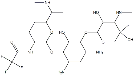 monotrifluoroacetyl gentamicin Struktur